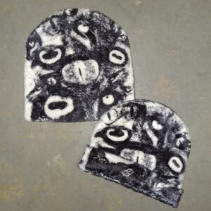 FUR BEANIE QMRA EYES BLANCO